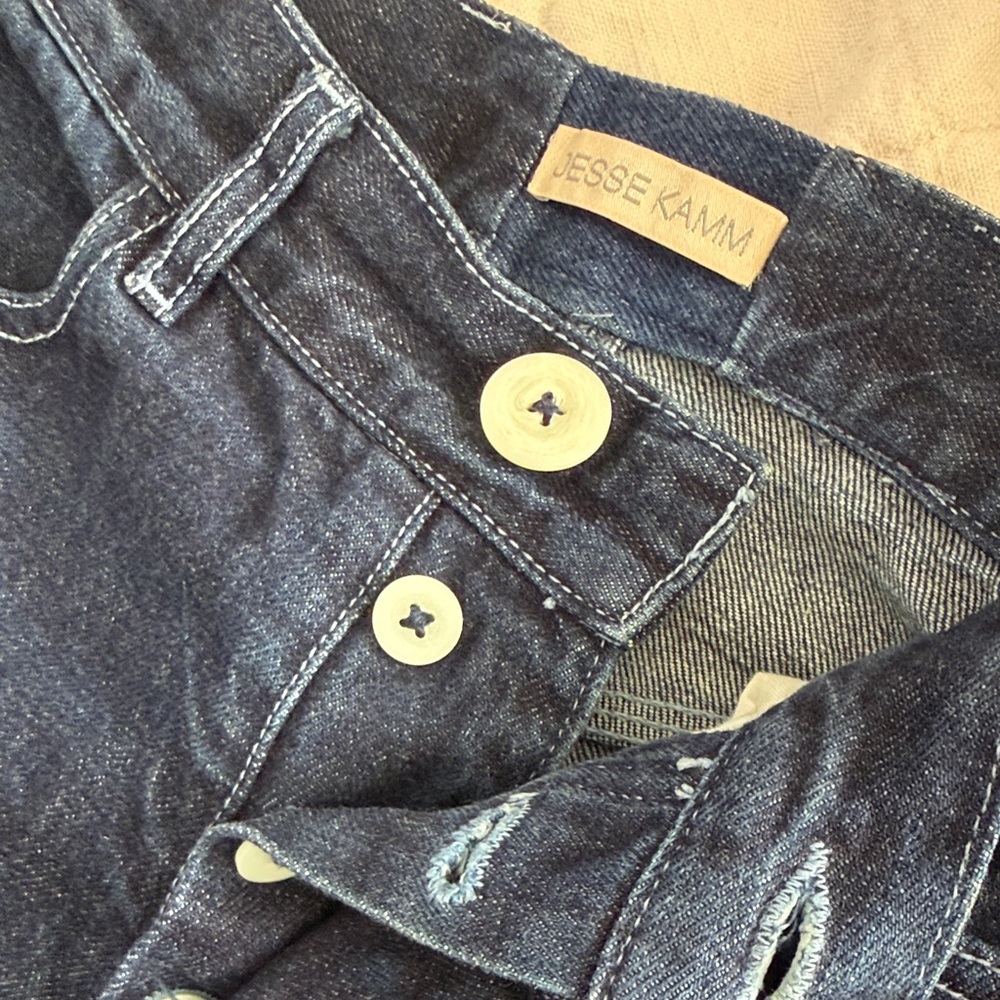 Jesse Kamm Dark Blue Denim Jeans - Picture 2 of 8